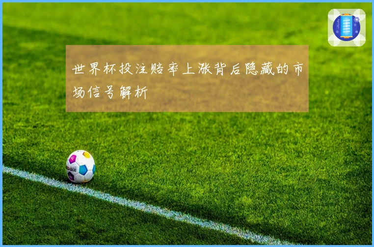 世界杯投注赔率上涨背后隐藏的市场信号解析